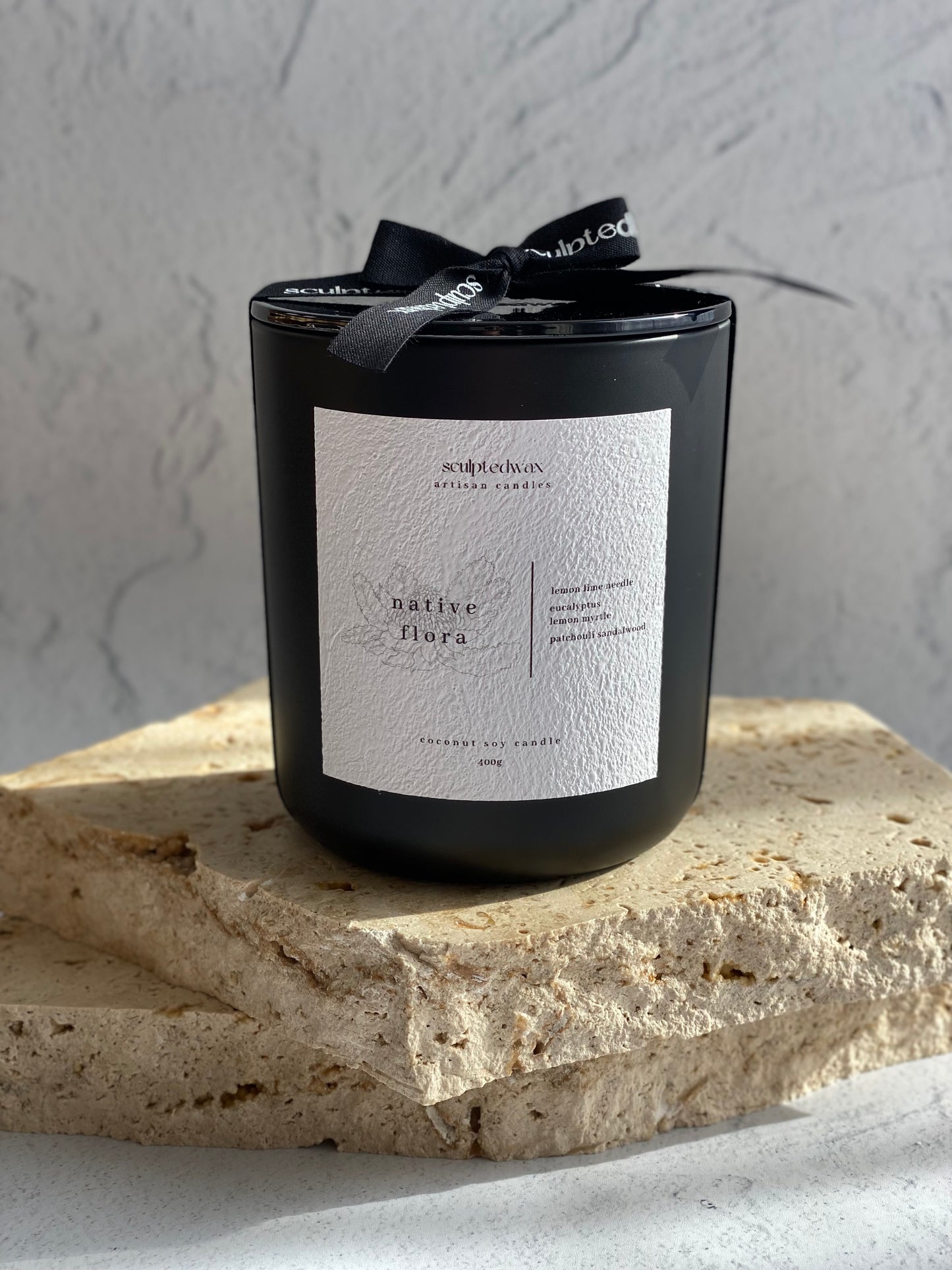 NATIVE FLORA 400G COCONUT SOY CANDLE