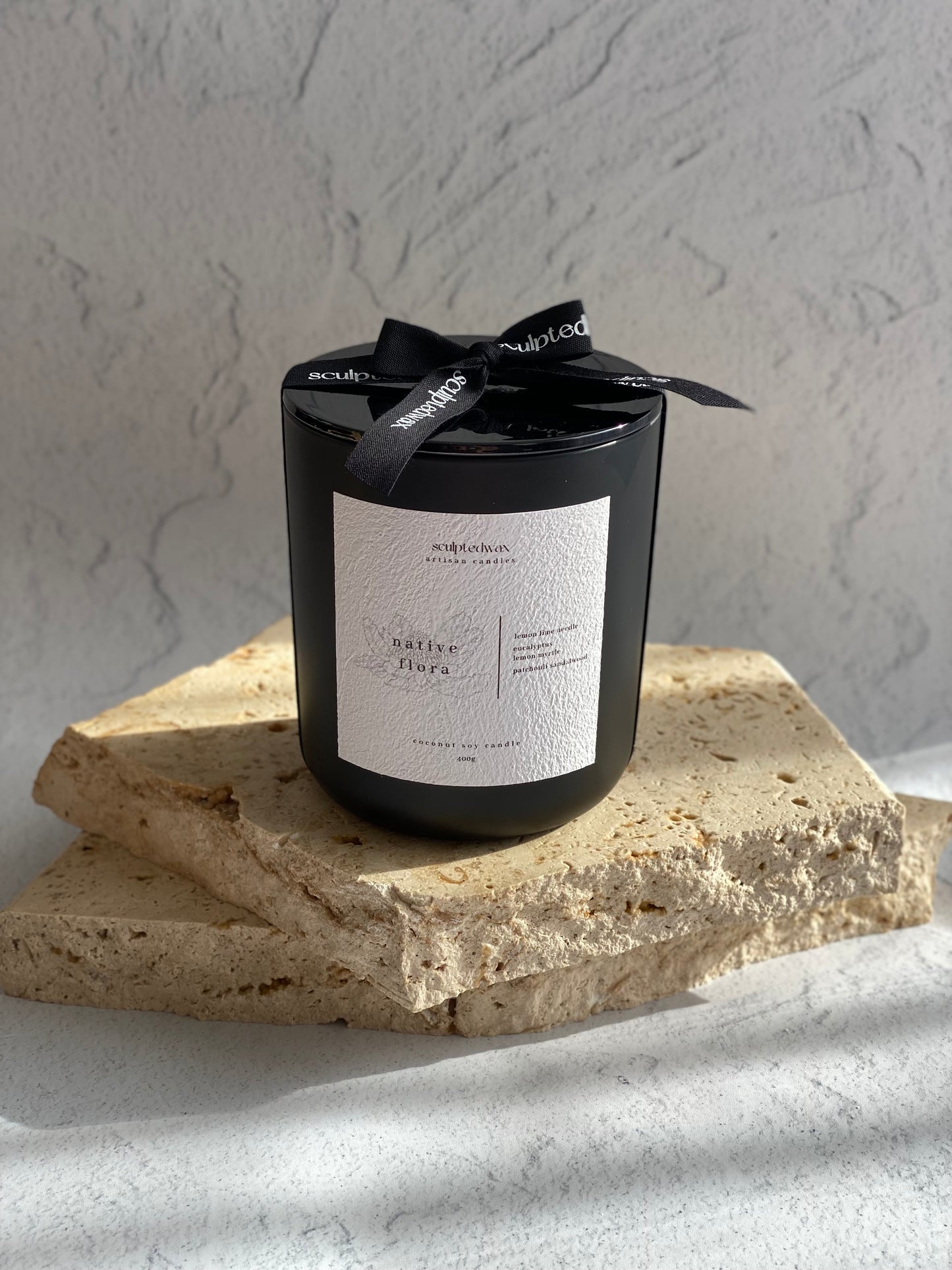 NATIVE FLORA 400G COCONUT SOY CANDLE