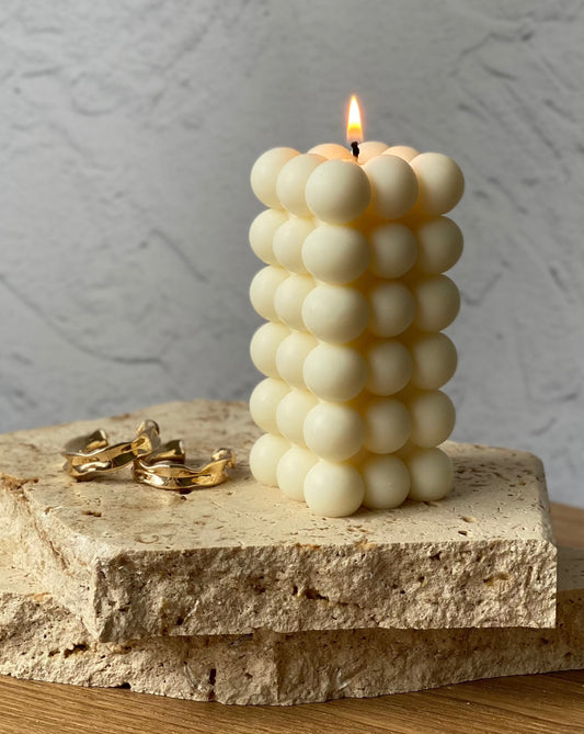Bubble Candle 11 | Sculptural Candle Australia | Candle Decorations | Home Decorations | Bubble Candles | Free Standing Candles | Clean Candles | Sculptural Candles | Candles Australia | Scented Candles | Unscented Candles | Soy Wax Candles 